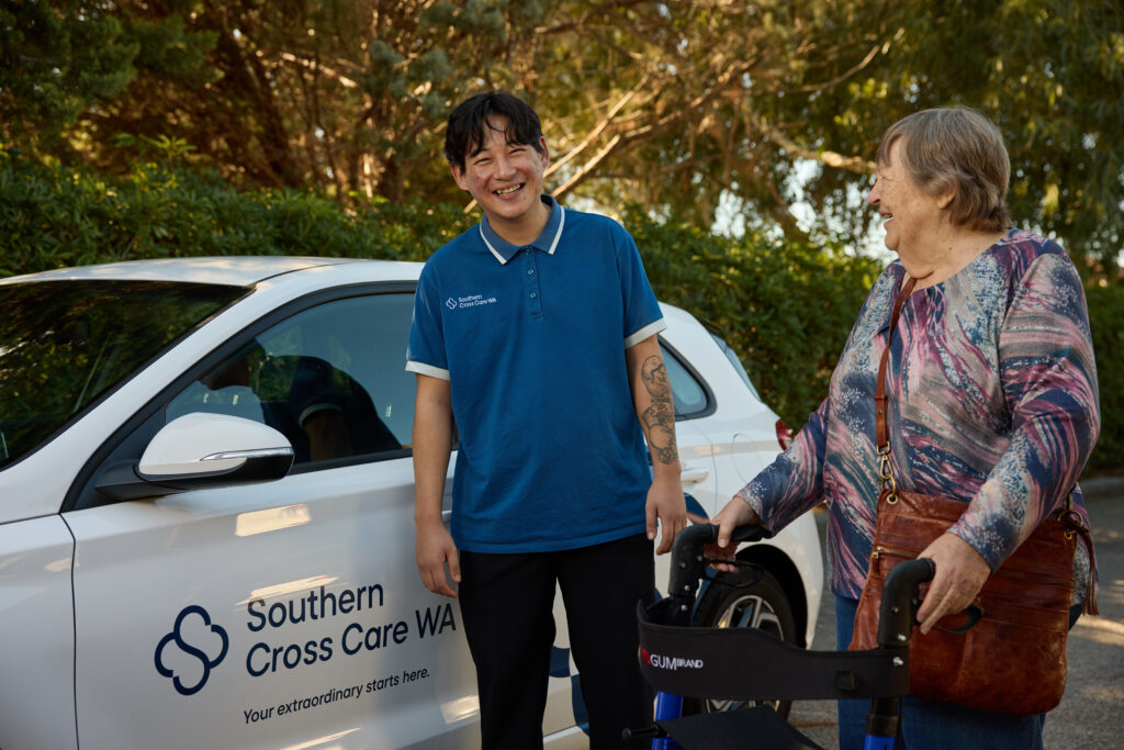 Support at Home SCCWA staff member and client